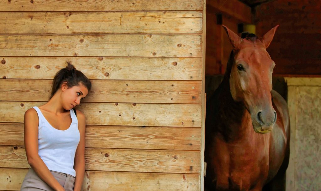 horse and girl